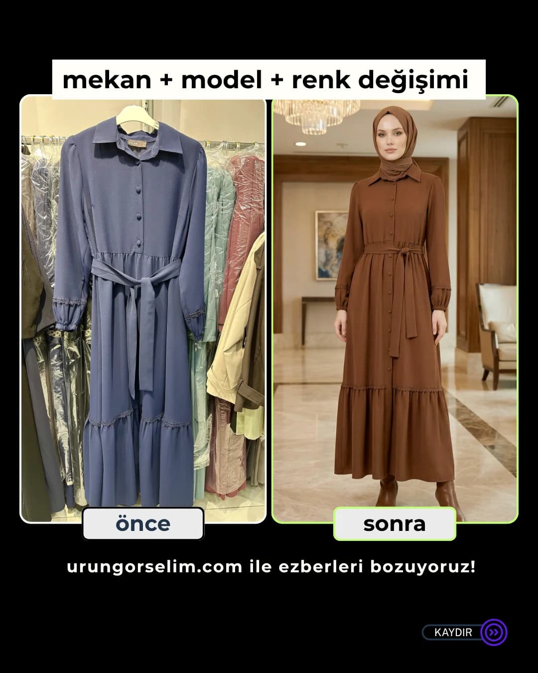 Mekan, Model & Renk